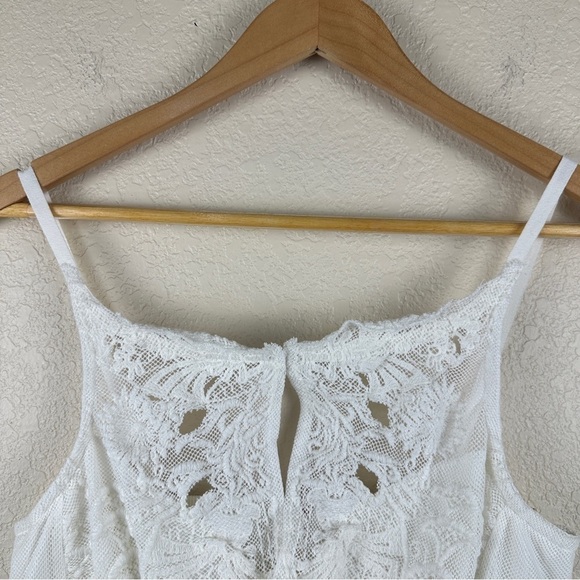 Free People Have My Heart Cropped White Top‎ Size Medium Women - Picture 2 of 14